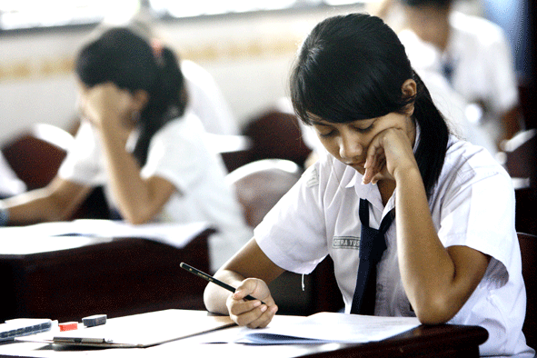 Begini Cara Sekolah-sekolah di Rohil Hadapi UN