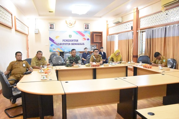 Pemkab Bengkalis Ikuti Rakor Pengendalian Inflasi Nasional