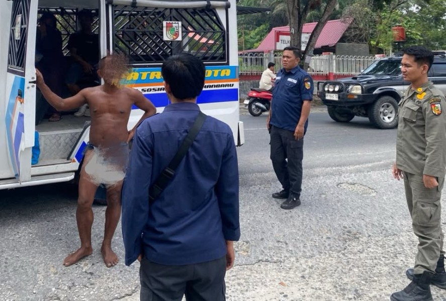 Mayoritas Pendatang, Gepeng di Pekanbaru Jadikan Mengemis Sebagai Pekerjaan
