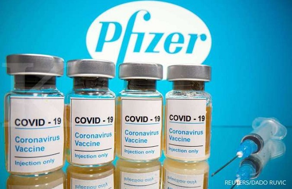 Hari Ini Indonesia Terima 1,5 Juta Vaksin Pfizer dan 450 Ribu AstraZeneca