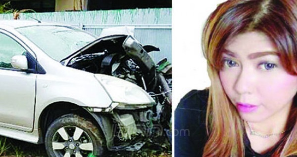 Brakkk... Tabrak Truk Rongsokan, Mobil Lepas Kendali, Notaris Cantik Meninggal Dunia
