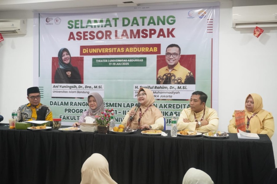 Prodi Ilmu Komunikasi Universitas Abdurrab Raih Akreditasi Unggul