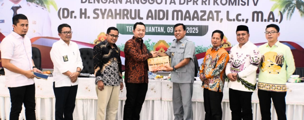 Sambut Kunker Anggota DPR RI, Bupati Suhardiman Berharap Anggaran dari Pusat Untuk Percepatan Pembangunan Di Kuansing
