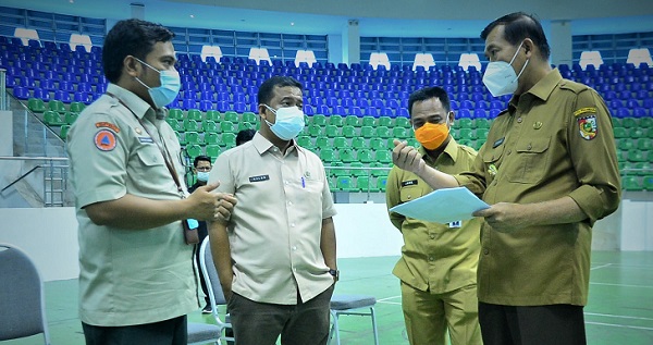 Wali Kota Ingatkan, Vaksinasi Massal di Gelanggang Remaja, Novotel dan Furaya  Jangan Timbulkan Kerumunan
