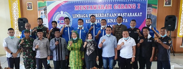 Camat Binawidya Hadiri Pemilihan Ketua LPM Kecamatan
