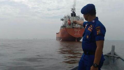 Polisi 'Gulung' Perompak Kapal MT Ping An di Dumai