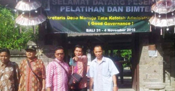 ONDEH CUUUU...Berdalih Bimtek, Sekdes se-Kampar 'Plesiran' ke Bali