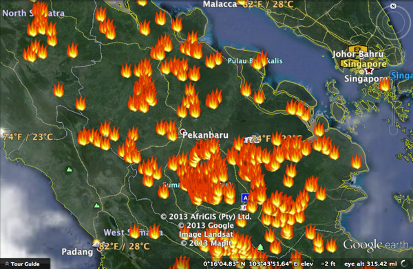 Waduh... Tujuh Hotspot Mulai Terdeteksi di Wilayah Riau