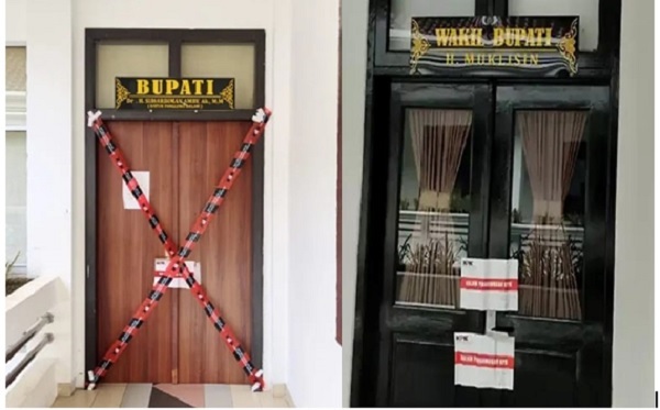 Ruang Kerja Disegel KPK, Belum Ada Kabar tentang Keberadaan Bupati Kuansing Suhardiman Amby