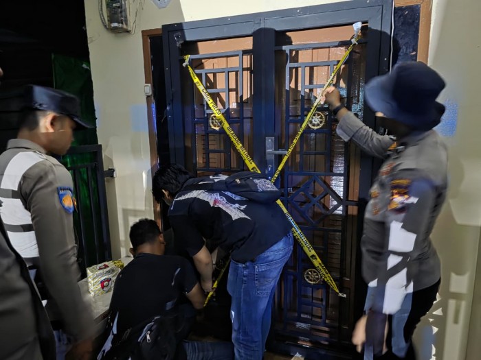 Polisi Segel Delapan Rumah Diduga  Sarang Narkoba di Panipahan
