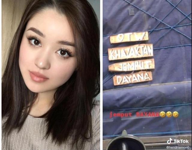 Mobil Pikap Ini  OTW Kazakhstan Jemput Gadis Cantik Dayana, Netizen: Lapor Komandan, Dayana Mulai Meresahkan...