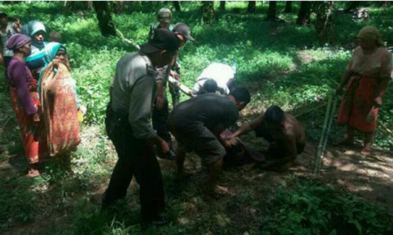 NEKAT...Diduga Stres Hidup Miskin, Opung Pohan Gorok Leher Sendiri