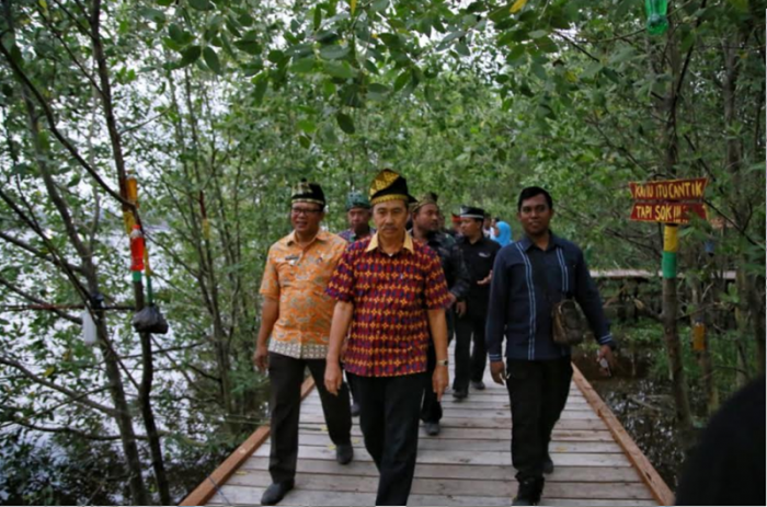 Bupati Siak Resmikan Ekowisata Taman Berembang
