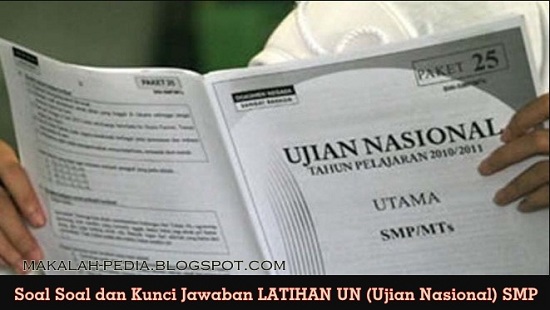 Ujian Nasional SMP  Dilaksanakan 22- 25 April 2019