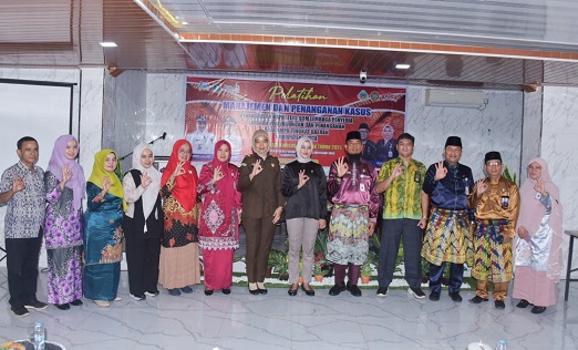Asisten Buka Pelatihan Manajemen dan Penanganan Kasus Kabupaten Bengklis