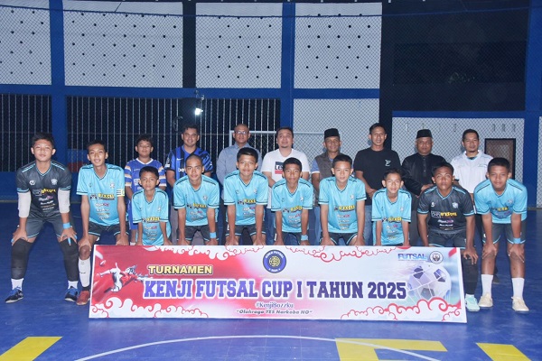 Sekcam Bengkalis Resmikan Gedung dan Buka Turnamen Futsal Kenji Cup I tahun 2025