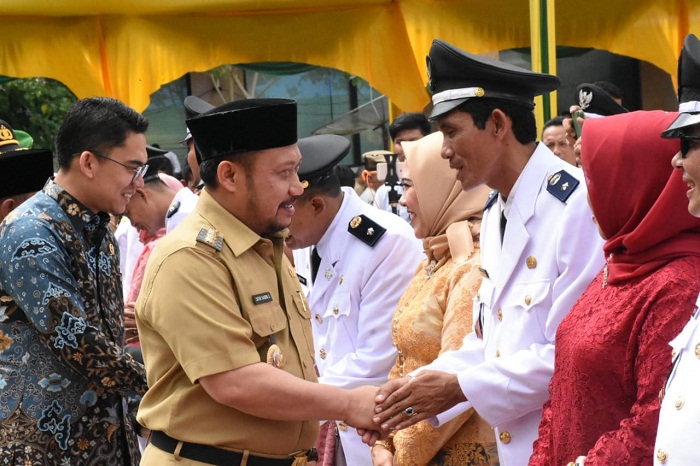 Ini 23 Kepala Desa Gelombang Pertama yang Dilantik Bupati Kampar