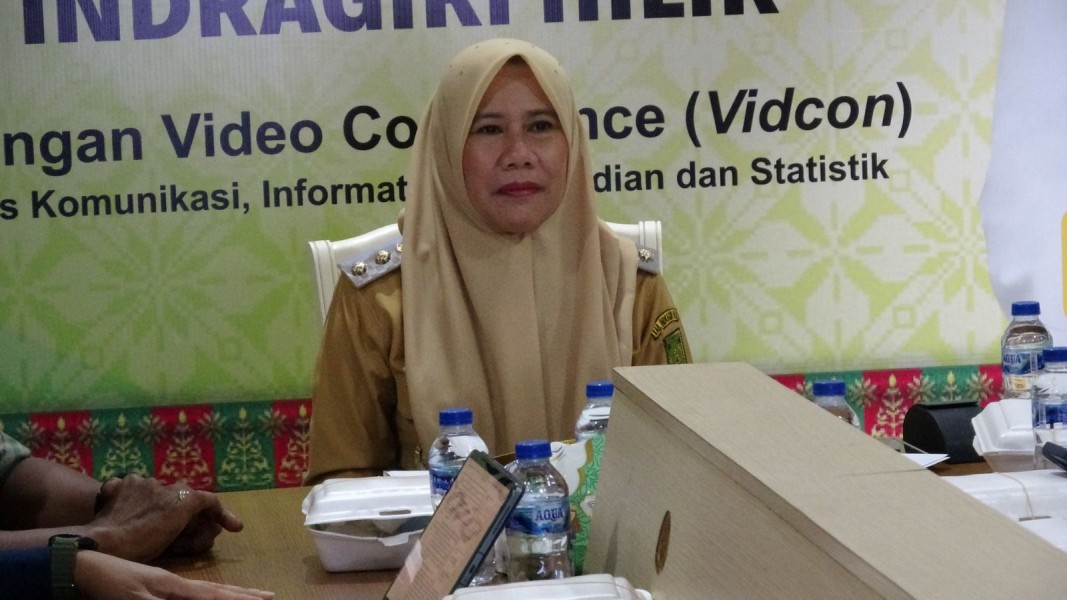 Wabup Inhil Ikuti Peluncuran Panduan dan Bahan Ajar Pendidikan Antikorupsi Secara Virtual