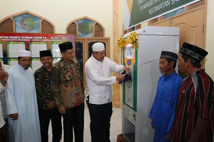 Ringankan Beban Mustahik, Pemkab Siak Luncurkan ATM Beras di Sabak Auh
