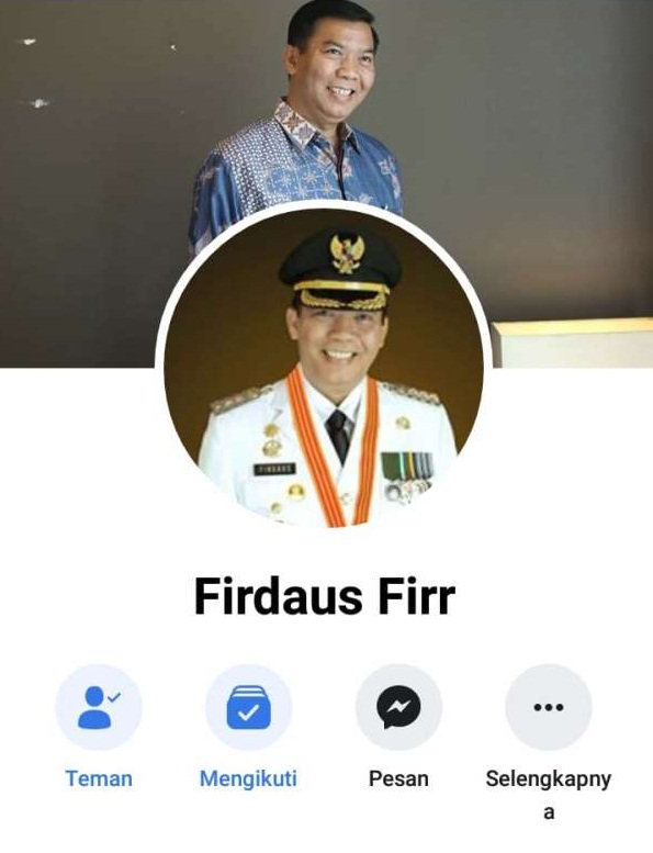 WASPADA...Akun Facebook  Milik Wali Kota Pekanbaru Dikloning, Pelaku Minta Sejumlah Uang