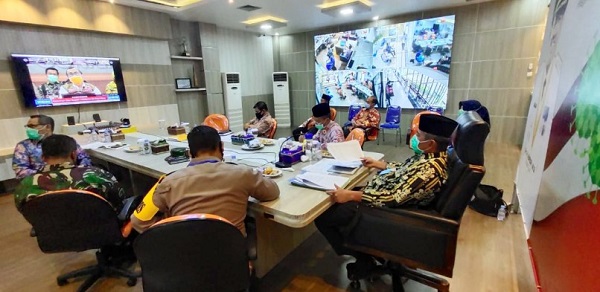 Jelang New Normal, Bupati Siak Alfedri Evaluasi Pelaksanaan PSBB kabupaten Siak