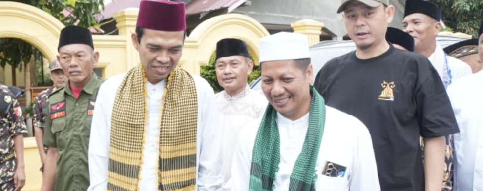 Wabup Muklisin Dampingi Safari Dakwah Abdul Somad di Hulu Teso