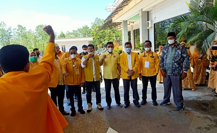 Rakerda Golkar Rohul Digelar, Sari Antoni SH Dijagokan Jadi Bupati Rohul