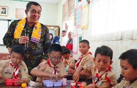 Simulasi Makan Bergizi Gratis di Pekanbaru  Dilaksanakan 2 September