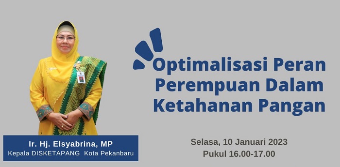 Kadis Ketapang Pekanbaru Ajak Para Puan Optimalkan Lahan Pekarangan untuk Ketahanan Pangan