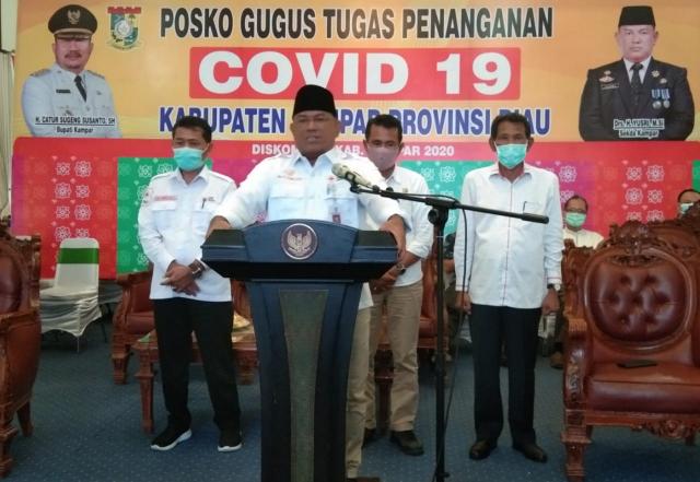 Tak Ada Penambahan, Pasien Positif Covid-19 di Kampar Tetap Orang