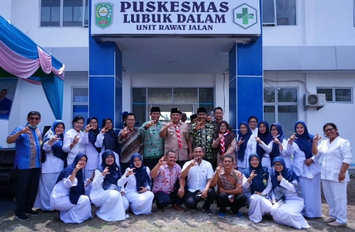 Bupati Siak Resmikan Gedung Baru Puskesmas Lubuk Dalam