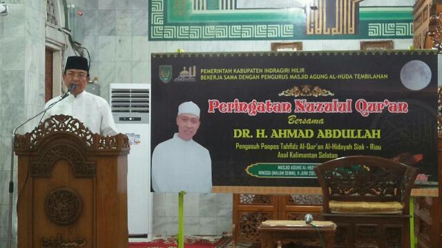 Wardan: Bisa Jadi Nanti Ada Pemimpin Inhil Hapal Alquran
