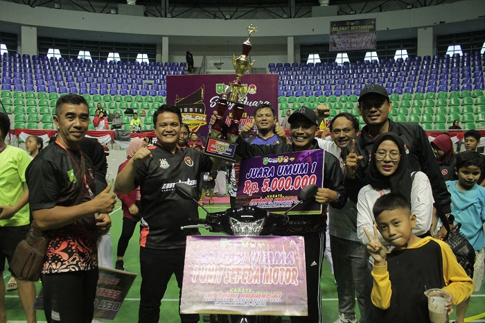 INKANAS Polda Riau Juara Umum Kejuaraan Karate Terbuka Andalan Indonesia Riau 2025