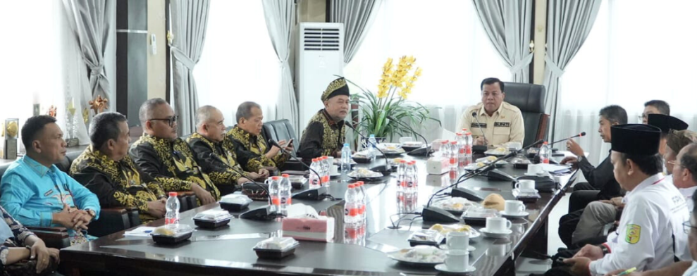 Sambut Audiensi FPK Provinsi Riau, Bupati : Masyarakat Kuansing Hidup Rukun
