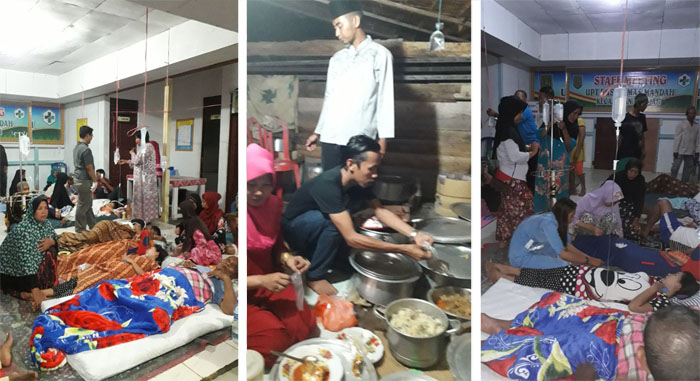 Diduga Keracunan, Puluhan Undangan Pesta Pernikahan di Mandah-Inhil Mual dan Muntah-muntah