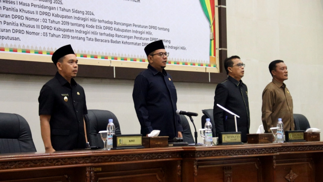 Pj Bupati Inhil Hadiri Rapat Paripurna Ke – 5 Dewan DPRD