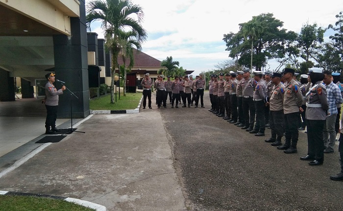 Polres Kuansing Gelar  Apel Operasi Patuh Lancang Kuning 2025