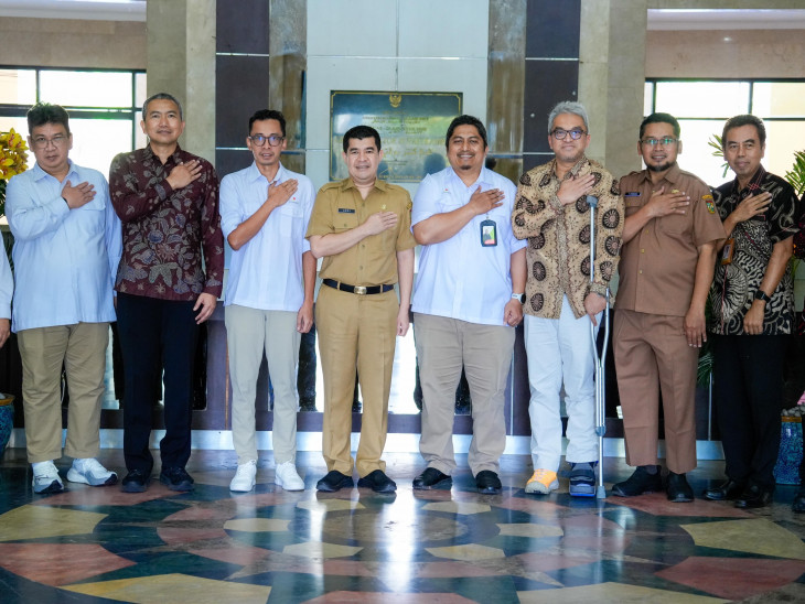 Pj Sekda Kampar Sambut Audiensi PHR terkait Task Force Komsos