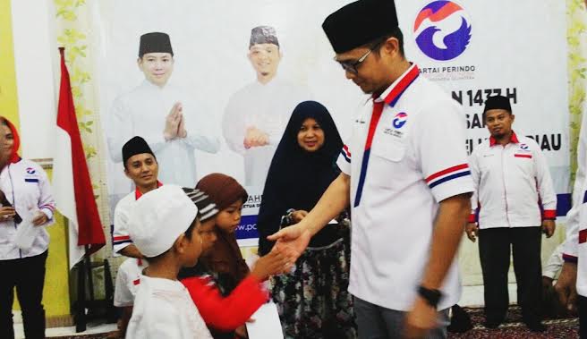 DPW Perindo Riau Gelar Buka Bersama dan Santuni Anak Yatim