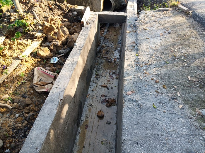 Pembangunan Drainase di Kampung Baru-Rohul Mulai Dilaksanakan