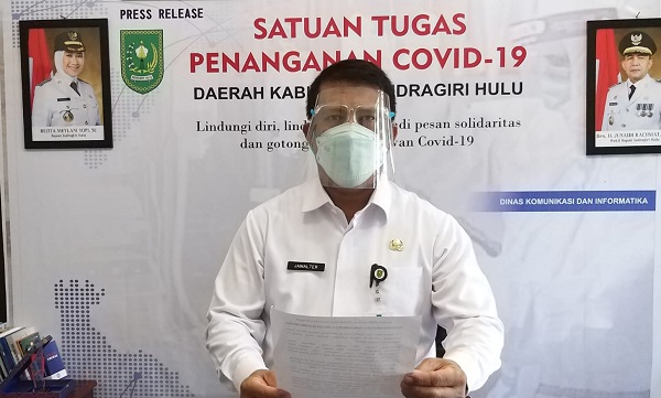 Tidak Ada Penambahan  Kasus Covid-19 di Inhu, Total Vaksinasi Disos I Capai 86,51 Persen
