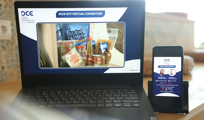Telkomsel Ajak 150 UMKM  Digital Creative Enterpreneurs Lokal Melesat  Bersama Lewat Virtual Exhibition