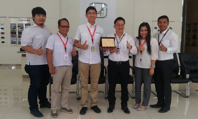 Hebat! Honda SM Amin Pekanbaru Raih Penghargaan di  Ajang Dealer Clinic Award 2018