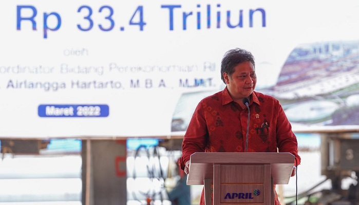 APRIL Bangun Rp33,4 Triliun  Pabrik Paperboard, Gubri: Sumbang 50 Persen Target  Investasi Riau