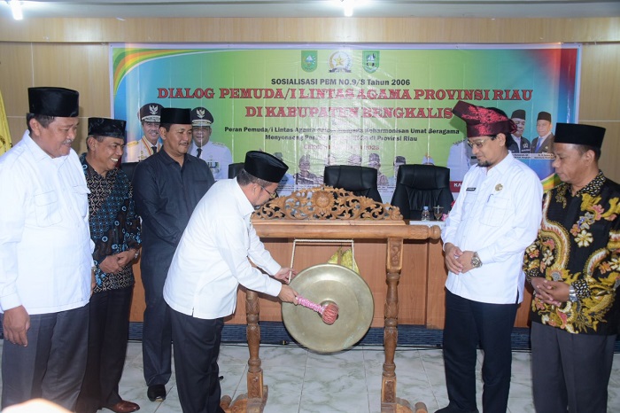 Bupati Kasmarni Sambut Baik dan Apresiasi, Dialog Tokoh Pemuda Lintas Agama Provinsi Riau