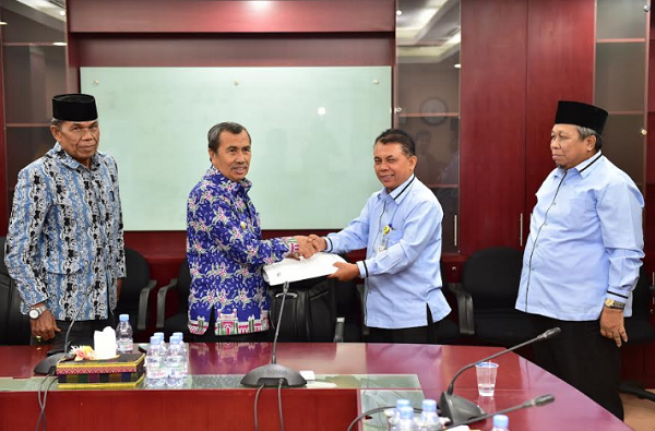 Gubri Syamsuar Terima Audiensi Dewan Pendidikan Provinsi Riau