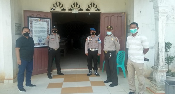 Atasi Gangguan Kamtibmas,Polres Rohul PAM di Rumah Ibadah Gereja