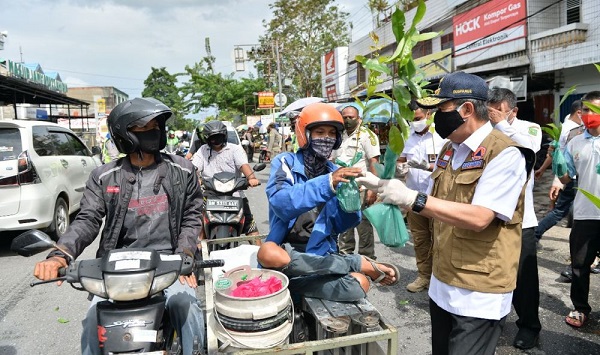 12 Ribu Bibit Buah-Buahan Siap Dibagikan ke Masyarakat yang Patuh Pakai Masker 