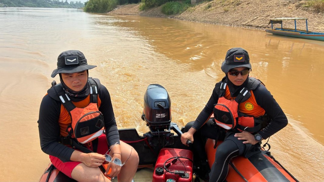 Tim SAR Gabungan Cari Remaja Tenggelam di Sungai Kuantan