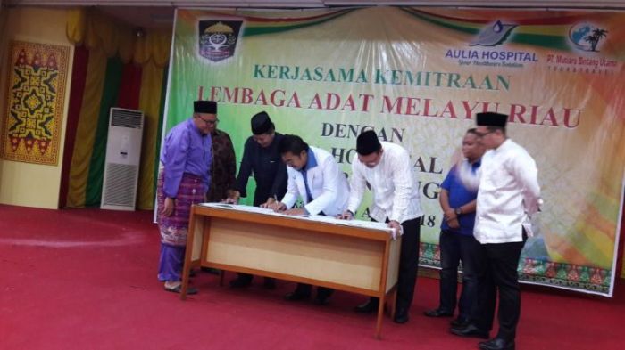 LAM Riau Jalin Kerjasama Kemitraan dengan RS Aulia Pekanbaru dan PT Mutiara Bintang Utama